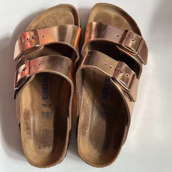 Birkenstock Rose Gold Arizona Sandal - size 39 - Picture 2 of 5